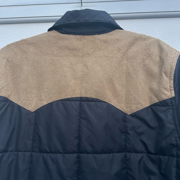 Levis Jacket Mens S Black Barstow Quilted Western Shacket Packable Overshirt - Picture 9 of 16